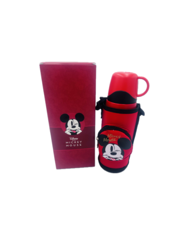 Thermos à thé isotherme 600 ml avec housse Mickey Mouse