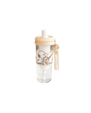 Gobelet avec paille et infuseur Snoopy 650 ml