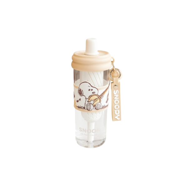 Gobelet avec paille et infuseur Snoopy 650 ml