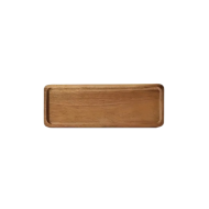 Plateau de service rectangulaire en bois