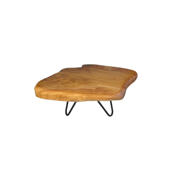 Mini table de présentation en bois
