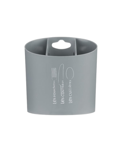 Égouttoir et range-couverts plastique 3 compartiments