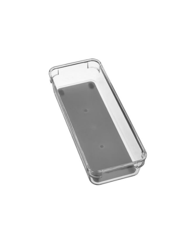 Organisateur en plastique PET transparent – 23 × 9 cm