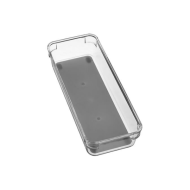 Organisateur en plastique PET transparent – 23 × 9 cm