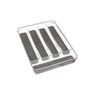 Range-couverts en plastique PET – 5 compartiments