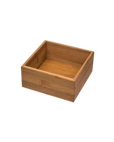 Organisateur carré en bambou