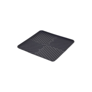 Tapis égouttoir vaisselle compact avec rebords