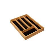 Range-couverts en bambou 5 compartiments