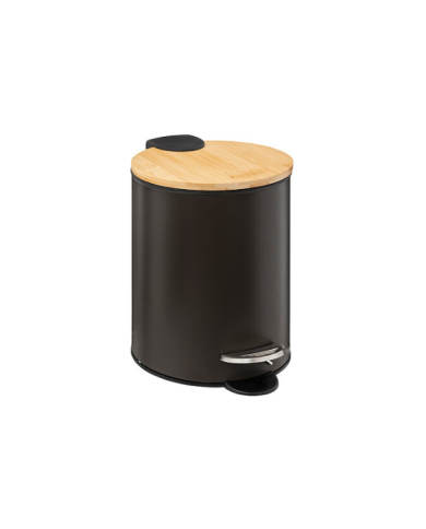 Poubelle soft couleur charbon – Design moderne