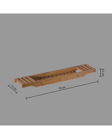 Plateau de baignoire en bambou naturel