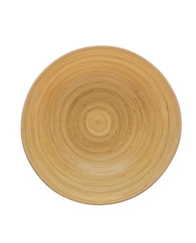 Saladier en bambou blanc diamètre 25 cm