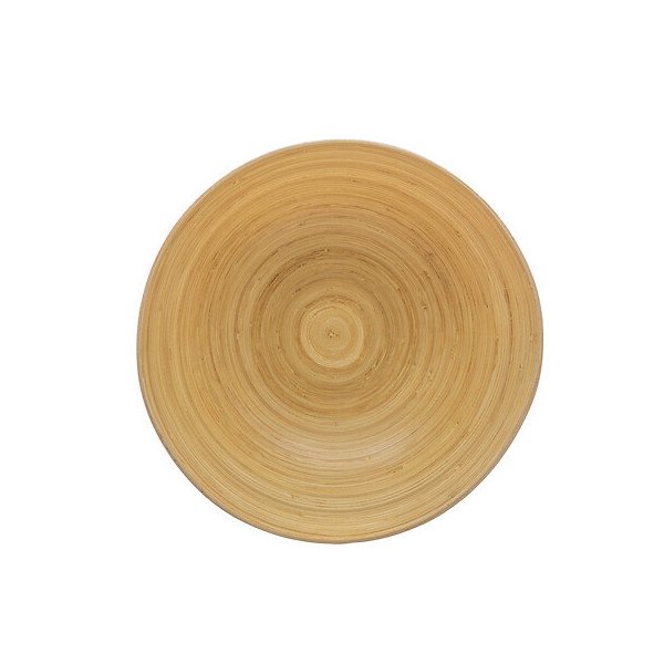 Saladier en bambou blanc diamètre 25 cm