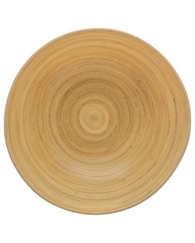 Grand saladier en bambou blanc 30 cm