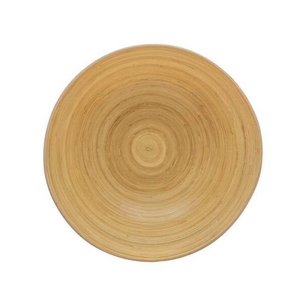 Grand saladier en bambou blanc 30 cm