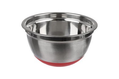 Grand saladier antidérapant 4,5 L en inox