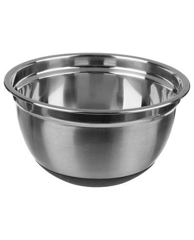 Grand saladier antidérapant 4,5 L en inox