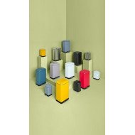 Poubelle à pédale 6 L Ariane en métal noir