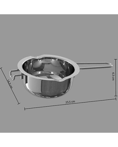 Casserole à bain-marie en inox
