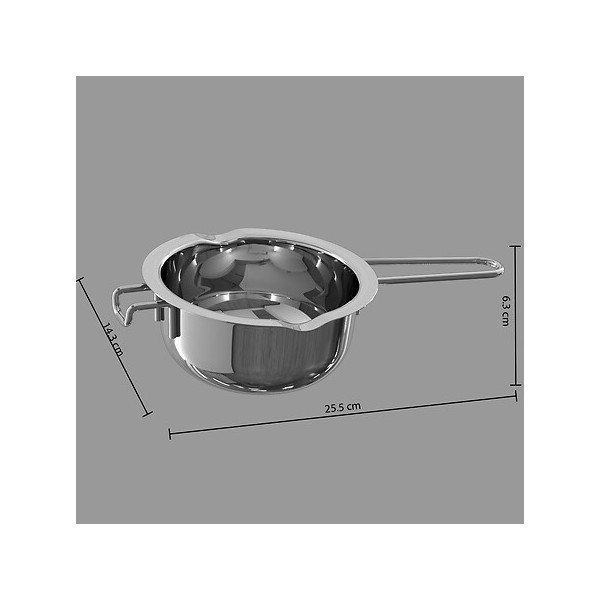 Casserole à bain-marie en inox