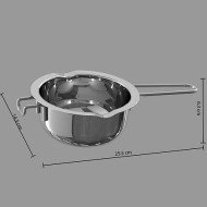 Casserole à bain-marie en inox