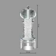Moulin à sel acrylique 15 cm