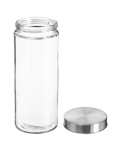 Bocal de conservation 2 L en verre et inox