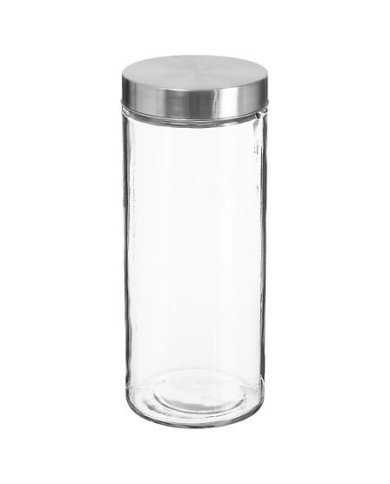 Bocal de conservation 2 L en verre et inox