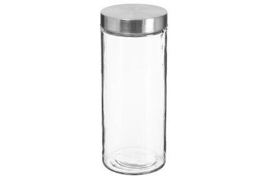 Bocal de conservation 2 L en verre et inox