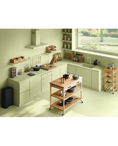 Bocal de conservation 1,7 L en verre et inox