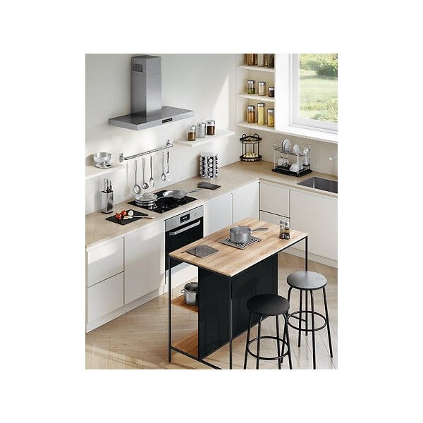 Bocal de conservation 1,7 L en verre et inox