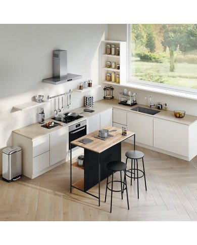 Bocal de conservation 1,7 L en verre et inox