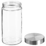 Bocal de conservation 1,7 L en verre et inox