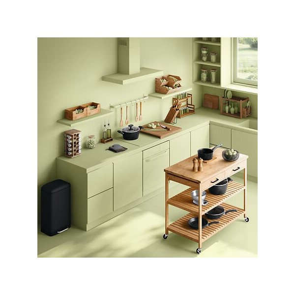 Bocal de conservation 1,2 L en verre et inox