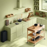 Bocal de conservation 1,2 L en verre et inox