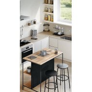 Bocal de conservation 1,2 L en verre et inox