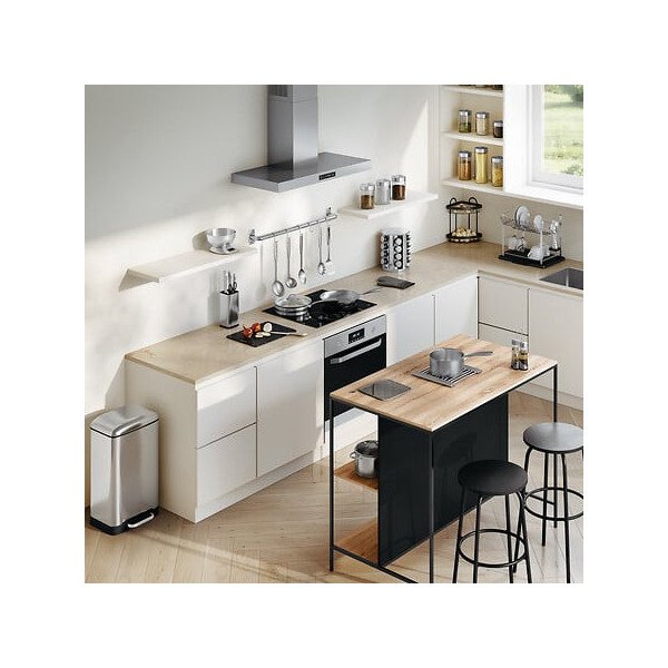 Bocal de conservation 1,2 L en verre et inox