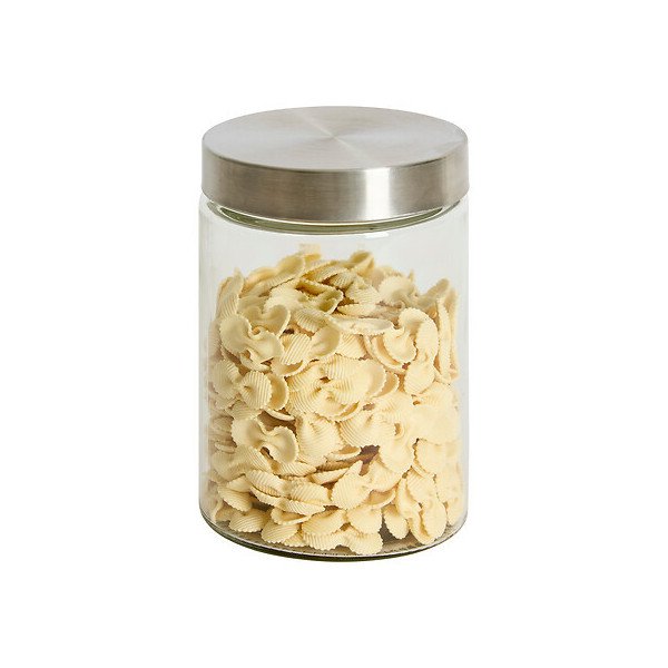 Bocal de conservation 1,2 L en verre et inox