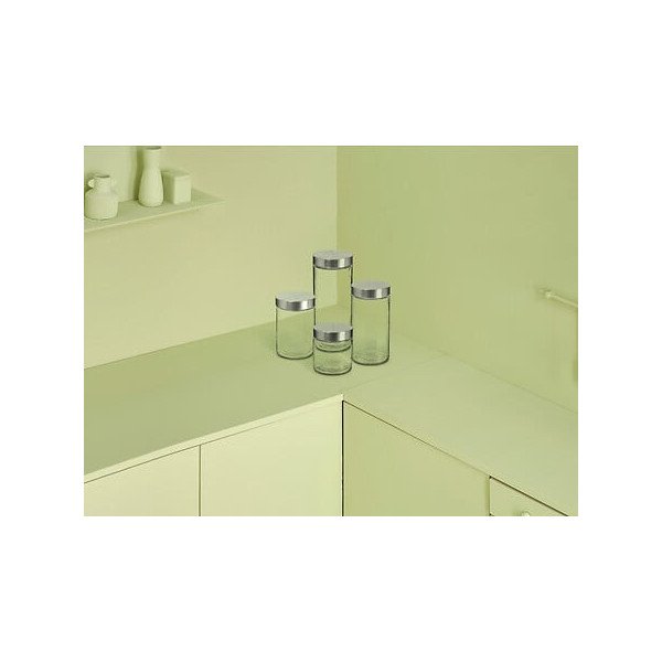 Bocal de conservation 0,75 L en verre et inox