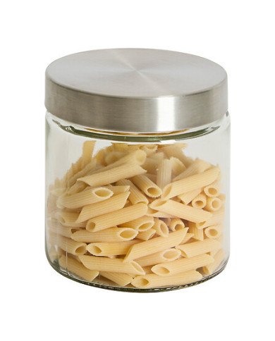 Bocal de conservation 0,75 L en verre et inox