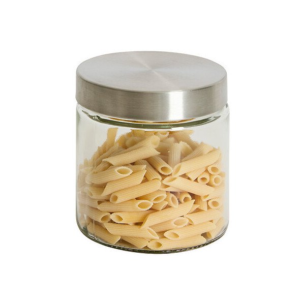 Bocal de conservation 0,75 L en verre et inox