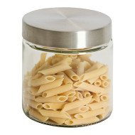 Bocal de conservation 0,75 L en verre et inox