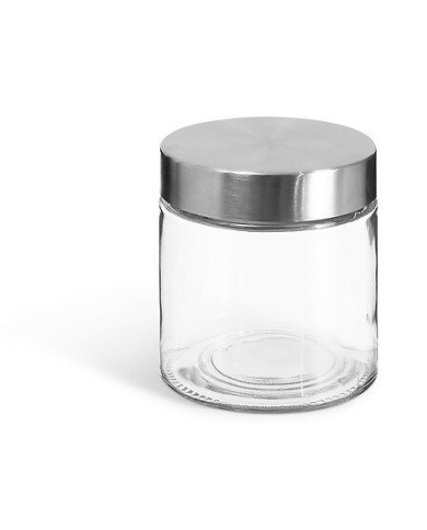 Bocal de conservation 0,75 L en verre et inox