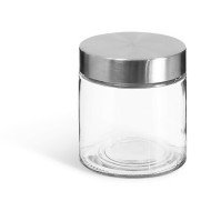 Bocal de conservation 0,75 L en verre et inox