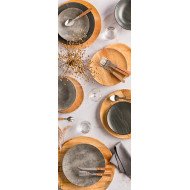 Ménagère 24 pièces avec support bambou