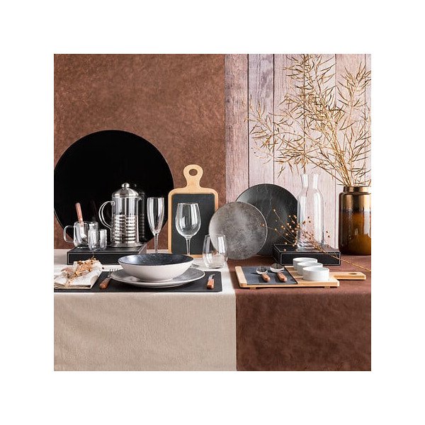 Ménagère 24 pièces avec support bambou