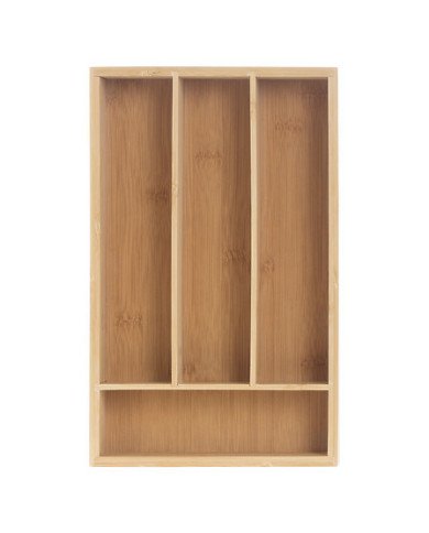 Ménagère 24 pièces avec support bambou