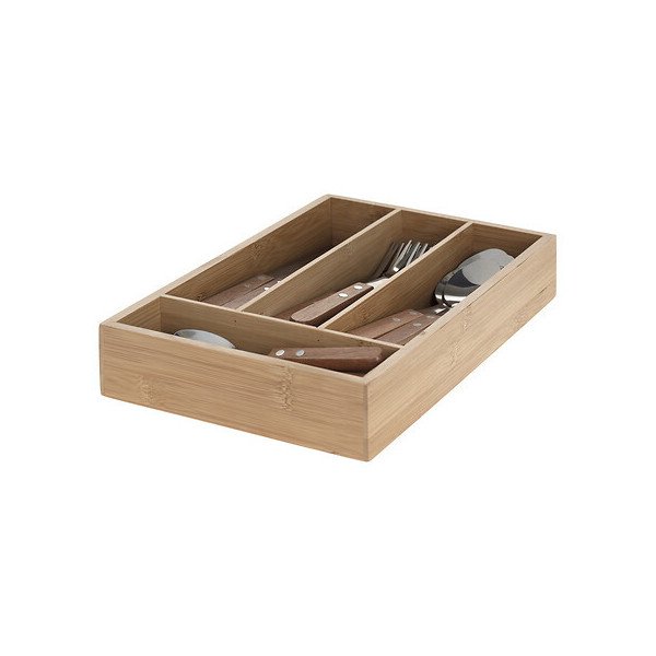 Ménagère 24 pièces avec support bambou