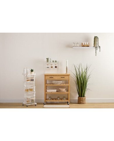 Porte capsules Balm en métal blanc