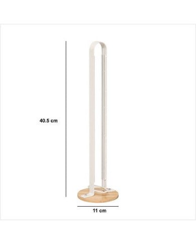 Porte capsules Balm en métal blanc