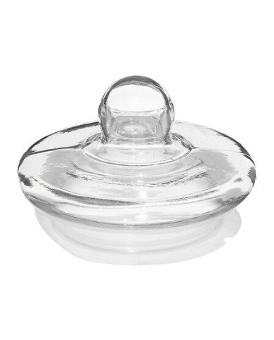 Bocal 1,6 L en verre avec étiquette ardoise